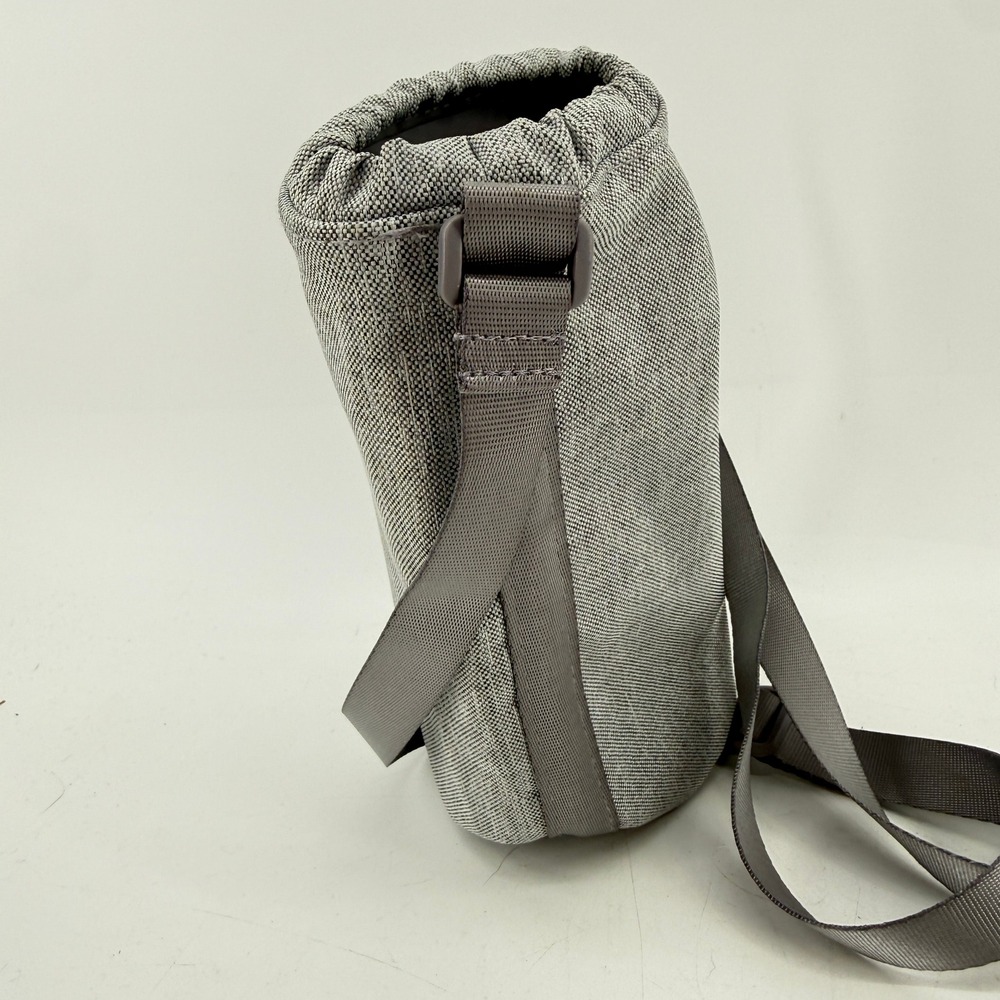 Vera Bradley Water Bottle Bag Pocket Gray ReActive Crossbody Sling Travel - Picture 4 of 13